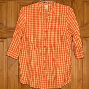 NWOT Blair 3/4 Sleeve Top Blouse Size L